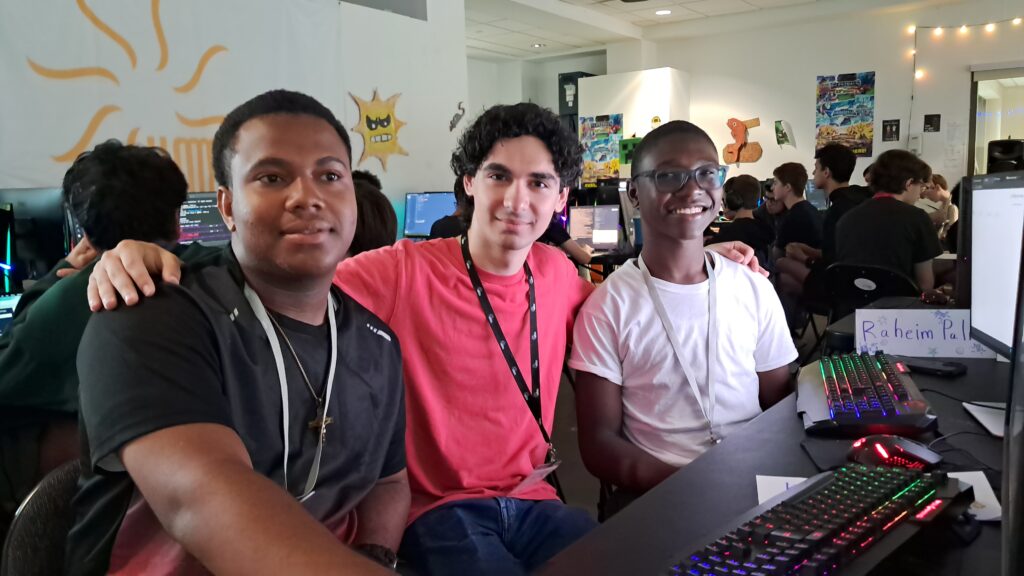 Khamari Levy and Rahiem Palmer developed the Efficient Emergency Caller using a shared GitHub repository.